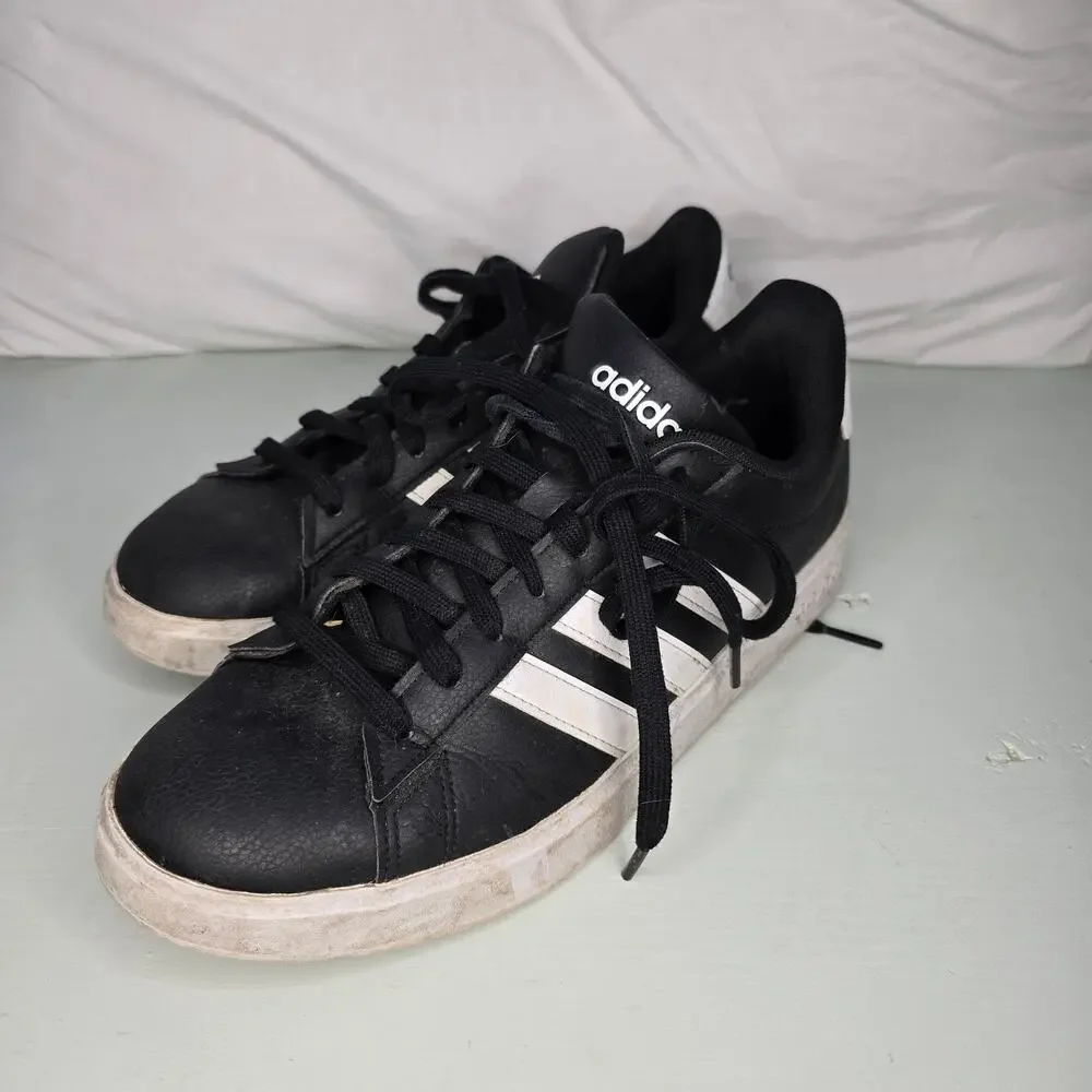 Adidas Grand Court Cloudform Base Black Mens Shoes Size 8.5US